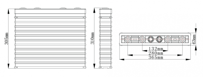 Autoscarica bassa ricaricabile del ciclo di alto potere della batteria profonda del litio rv 0