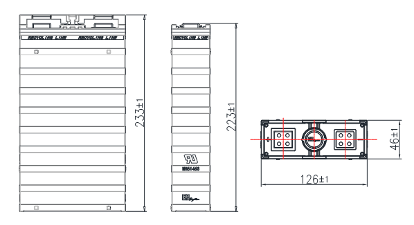 Cellula di batteria al litio ricaricabile di ESS rv 12V 200Ah 1