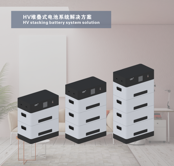 alta tensione di 48V 96V 144V 192V 288V 384V che impila sistema di batterie per immagazzinamento dell'energia della famiglia 4