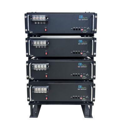 Buon prezzo Pacchi batteria LiFePO4 impilabili da 5KWh, batteria al litio da 51,21V 100Ah per l'accumulo di energia domestica in linea