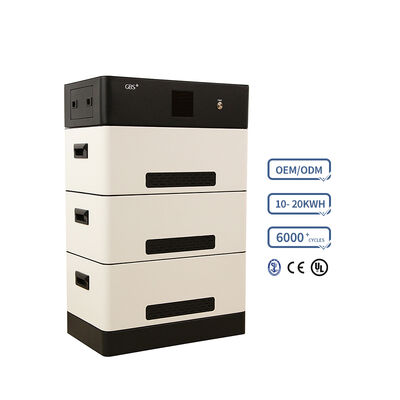 Buon prezzo 48V 96V 144V 192V 50Ah 100Ah HV Stacking Battery System LiFePO4 Lithium Battery for Household Energy Storage in linea