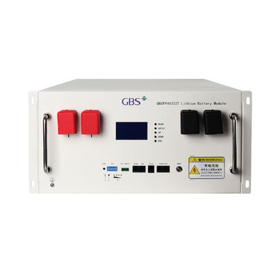 Buon prezzo Sistema di accumulo di energia domestica LiFePO4 51.2V 300Ah 15kWh a ciclo profondo con 6000 cicli e comunicazione CAN, montato a rack diviso in linea