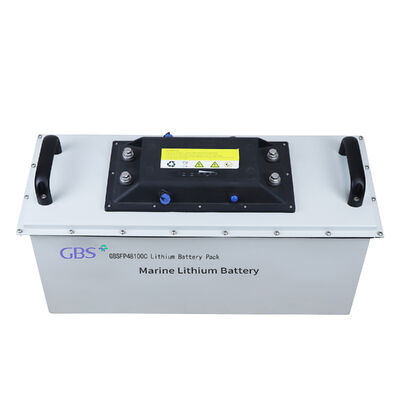 Buon prezzo 48V 100Ah BMS Equipaggiato con motore GBS per il trolling marino Pacchetto batteria LiFePO4 Liquid 3000 cicli Barca marina elettrica Yacht 5KW carico massimo in linea