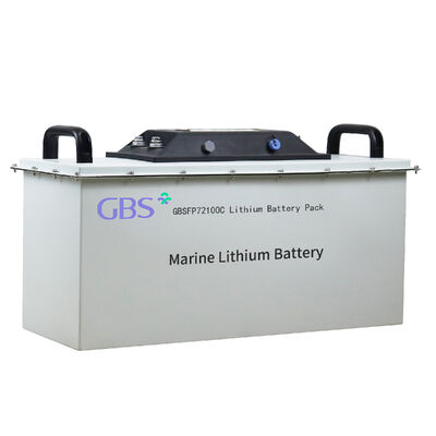 Buon prezzo GBS GBSFP72100C ciclo profondo 76.8V 100Ah LiFePO4 batteria al litio BMS 3000 cicli Uso marino -20C 65C Temperatura di funzionamento 7.68KW Max in linea