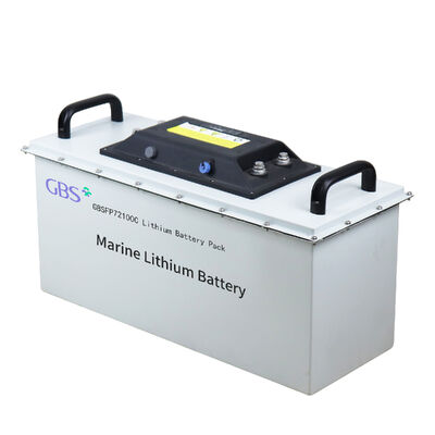 Buon prezzo GBS Batterie portatili impermeabili per imbarcazioni 200Ah Energia solare Lifepo4 Batterie marine liquide 3000 cicli in linea
