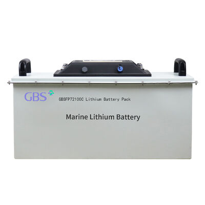 Buon prezzo GBS Lifepo4 200Ah Batteria per imbarcazioni IP67 Liquido impermeabile con 3000 cicli e temperatura di funzionamento -20~65C GBSFP72100C 7.68KW in linea