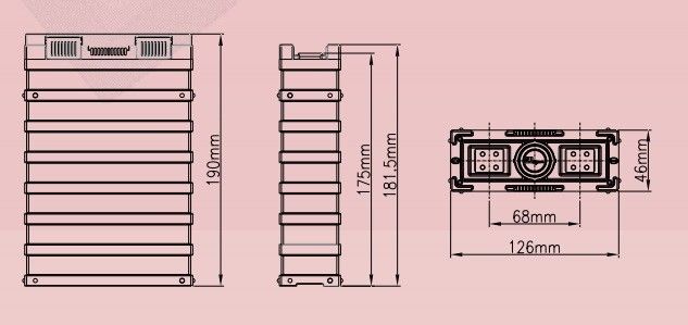 Pacchetto della batteria di capacità elevata LiFePO4 12V 40Ah per il sistema di energia solare di fuori griglia 3