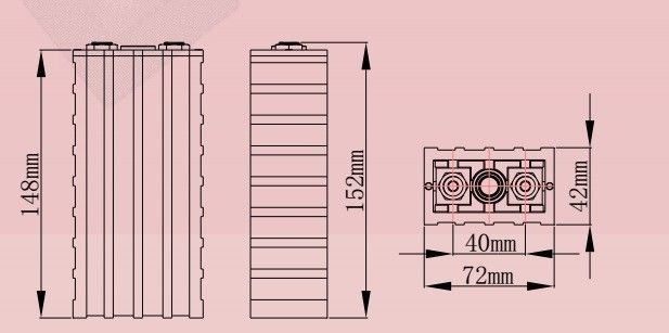 Accumulatore litio-ione per i pannelli solari, batteria ricaricabile di 24v 20Ah Lifepo4 2